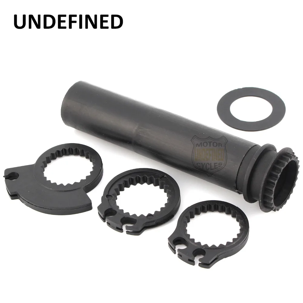 

7/8''22mm Motorcycle Handlebar Grips Throttle Cable Tube Sleeve For Honda Yamaha Kawasaki Dirt Bikes Cafe Racer Universal