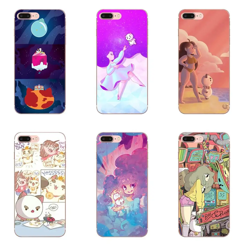 

Bee And Puppycat TPU Cover Cases For Galaxy Alpha Core Note 2 3 4 S2 A10 A20 A20E A30 A40 A50 A60 A70 M10 M20 M30