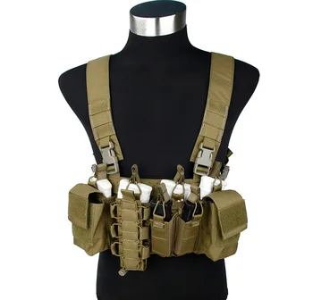 

TMC Tactical Strategic D-Mittsu Chest Rig Airsoft Military Combat Gear Khaki(SKU050940)