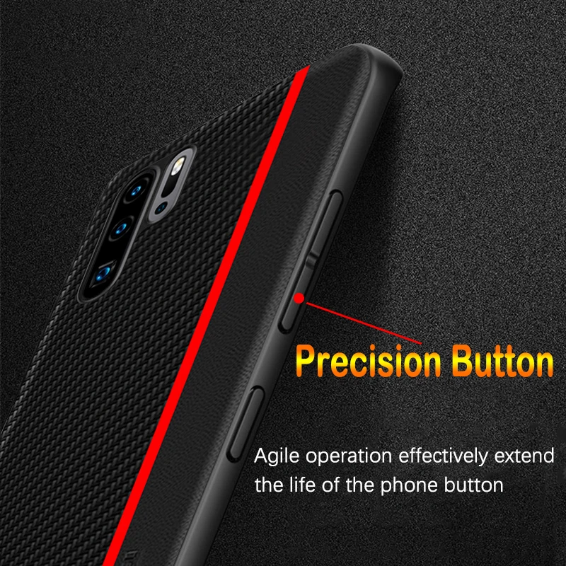 Huawei P30 Pro Case Original CENMASO Carbon Fiber PU Leather Protection Case Huawei P30 P20 Pro Case Huawei P20 P30 Lite Case