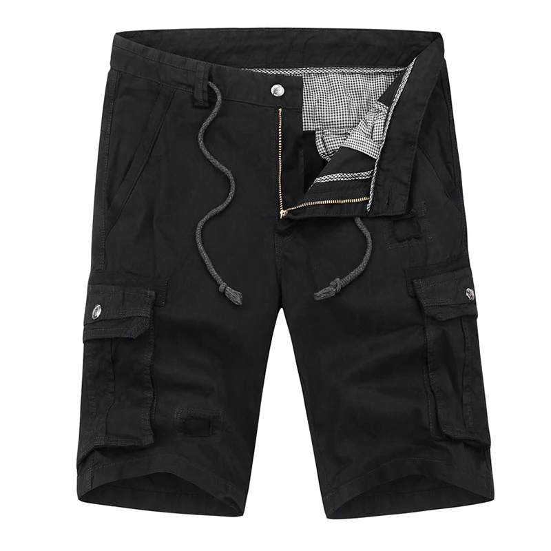 Мужские шорты Карго крутой камуфляж Лето Горячая Распродажа хлопок повседневные мужские короткие штаны Удобная брендовая одежда камуфляж мужские карго шорты