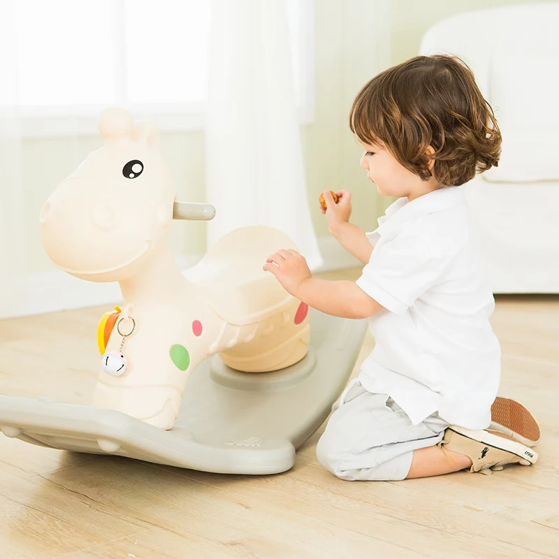 Cute Plastic Animals Deer Rocking Horse Rocking Pony Ride On Car Baby Room Toy with Music Riding Rocking Chair For Kids Infant Cute Plastic Animals Deer Rocking Horse Rocking Pony Ride On Car Baby Room Toy with Music Riding Rocking Chair For Kids Infant