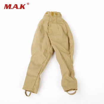 

1/6 Scale Sand Color Female Long Pants Model Toys WWII German Sodier Woman Trousers Clothing Model For 12" Figure Accessory