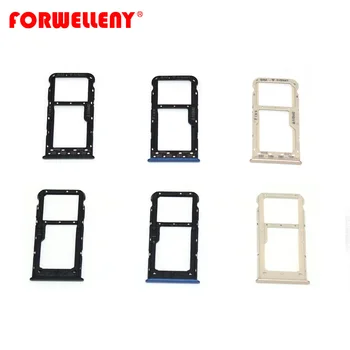 

For huawei P smart / Enjoy 7S FIG-LX1 Micro Sim Card Holder Slot Tray Adapters black blue gold FIG-LA1 FIG-LX2 FIG-LX3