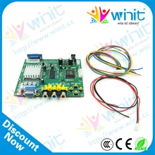 RGB CGA EGA YUV RGBS RGBHV YPbPr Ycbcr Input to CRT LCD PDP PROJECT Monitor VGA Output Converter Game Machine Parts Arcade kits