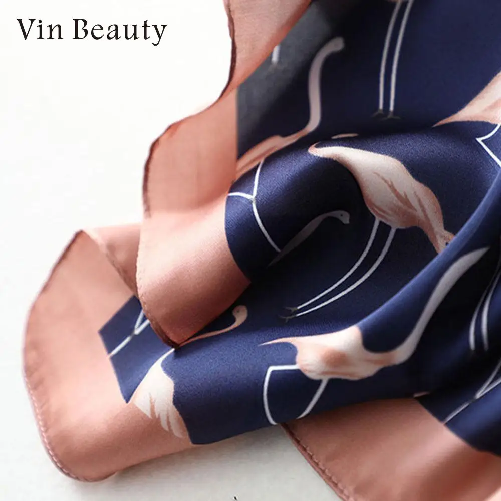 Hair Accessories Scarves Silk Scarf Ladies Scarf Fashion Lady Ladies Shawl Multifunctional Wrist Breathable Hair