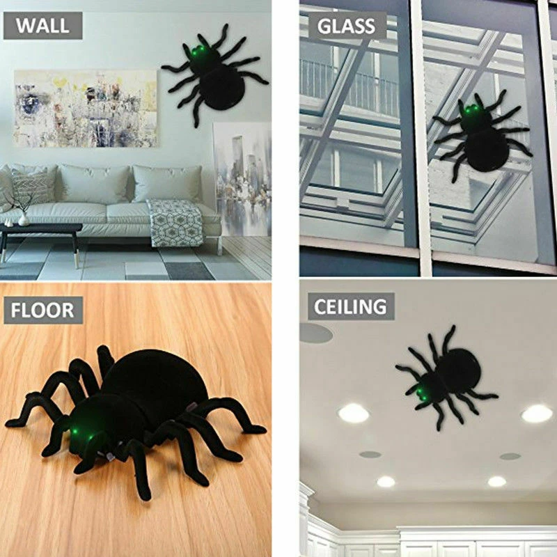 remote control spider climbs walls