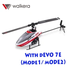 Walkera Super CP гироскопа Системы Flybarless 6CH вертолет с DEVO 7E RTF