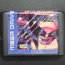 Росомаха Adamantium Rage 16 бит MD игровая карта для sega Mega Drive для Genesis