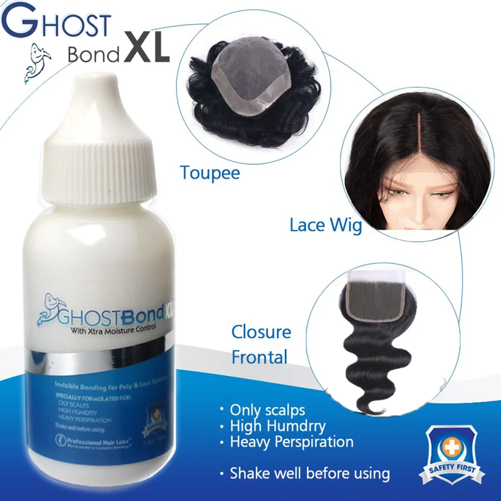 

GHOST Bond 38mL Lace Wig Glue Wig Invisible Adhesive Hair Extension Liquid Replacement Tool 1.3 fl oz Bond Hair Styling Glue