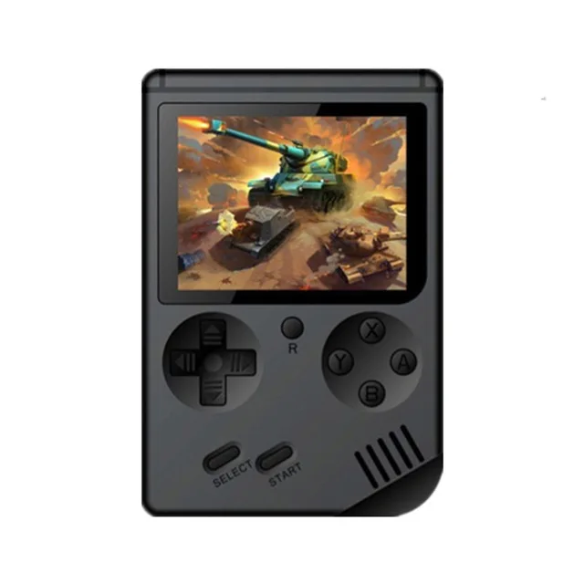 Ретро портативная мини портативная игровая консоль 8 бит 3,0 дюймов цветной ЖК-дисплей детский игровой плеер встроенный 168 Классический игровой мальчик видео игры - Цвет: Черный