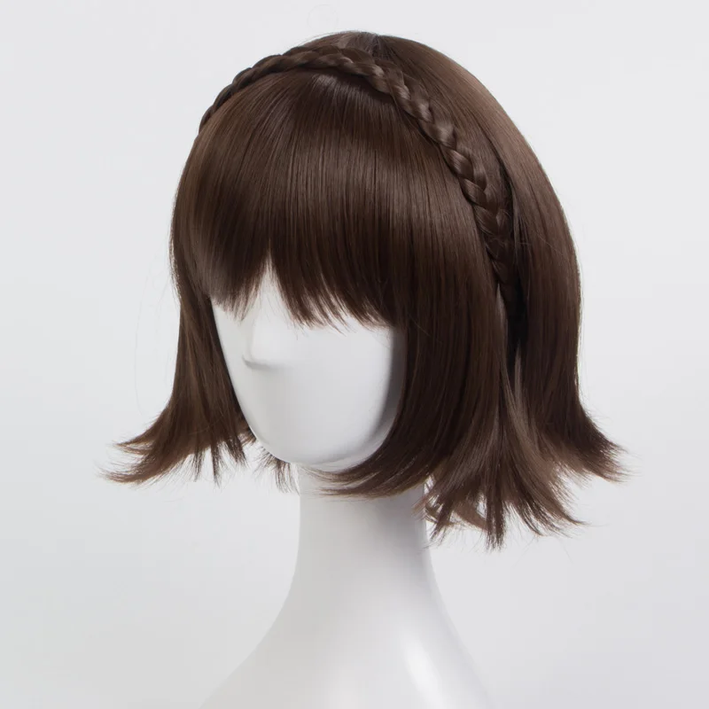 Coshome Anime Persona 5 Futaba Sakura Cosplay Wigs Haru Okumura Kurusu Akira Joker Wig Hallowen Party Peluca (10)