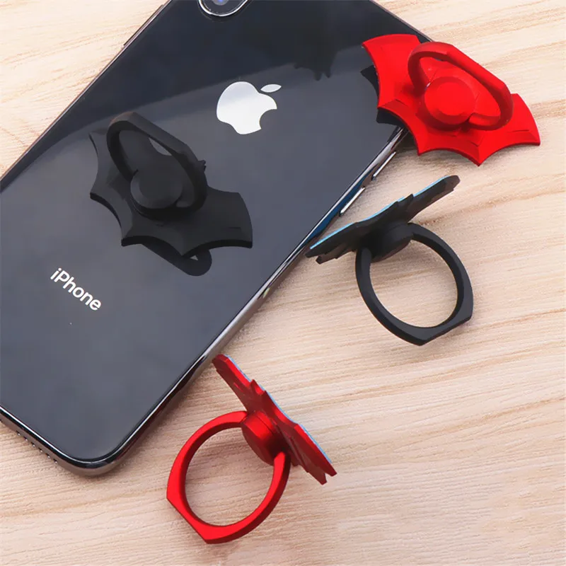 

SIANCS Fashion Bat Phone Stand for IPhone11pro XS Xiaomi Samsung Cool Finger Ring Holder Tablet Smartphone Desk Bracket