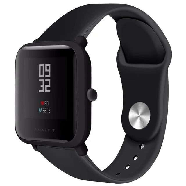 Силиконовый мягкий ремешок для Xiaomi Huami Amazfit Bip BIT Lite, Молодежные умные часы, носимый браслет, ремешок для часов Amazfit 20 мм - Цвет: 5