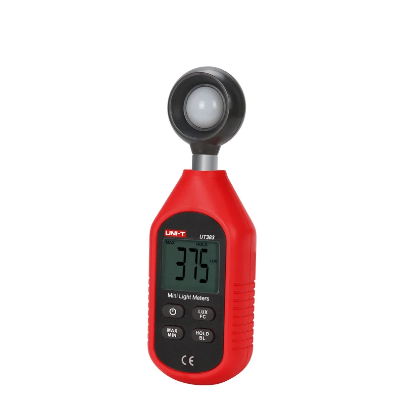 UNI-T UT383 Digitale Luxmeter Meter Lux/FC Meter Luminometer Photometer 200,000 Lux Mini Handheld Luxmeter Illuminometer