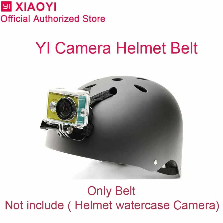 

Original yi Helmet Belt Strap Band Holder Tripod Helmet Mount Bracket for Xiaomi Yi 1080p 4K 4K plus Lite Action Camera Outdoor