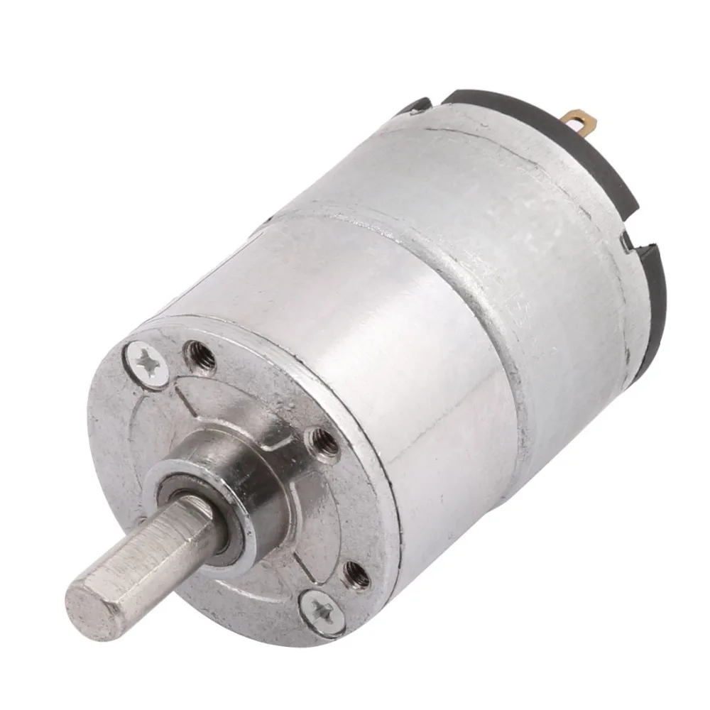 

Uxcell Newest 1 Pcs DC 12V 500RPM 6mm Dia Shaft Speed Reducing Gearbox Motor GA32RI