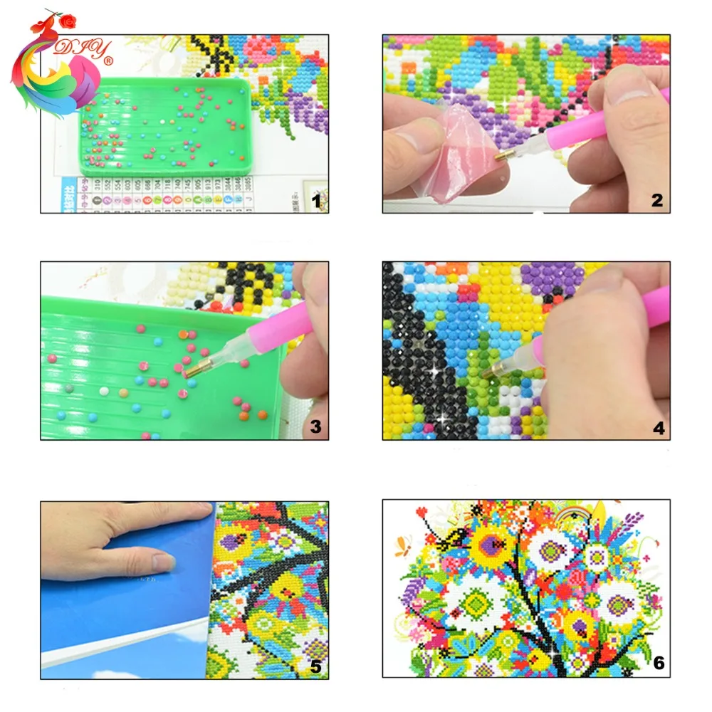 DIY 5D جولة الماس فسيفساء مكعب روبيك ألواح تلوين حرفية لامعة غرزة الماس التطريز المشهد جميل خزانة أطقم