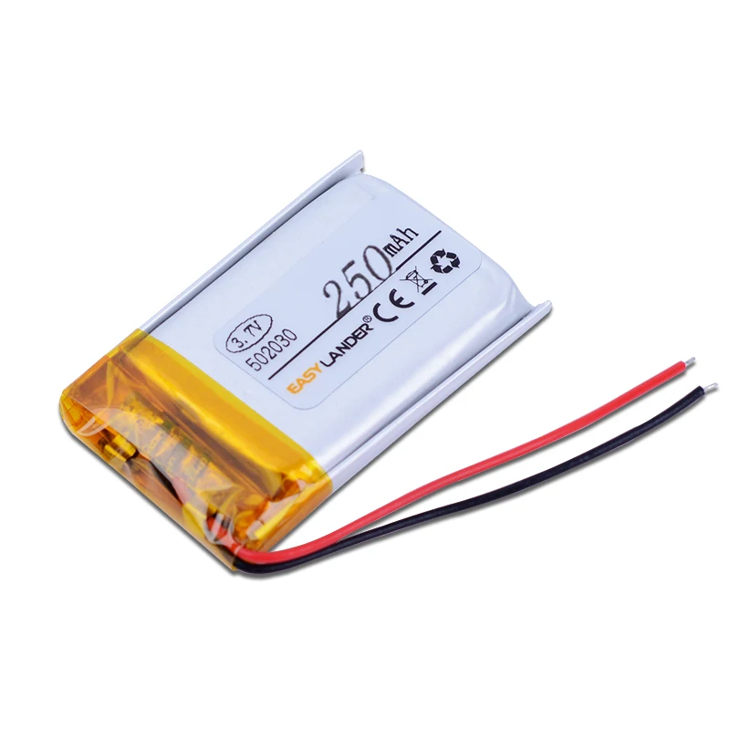 

502030 3.7V 250mAh Rechargeable li Polymer Li-ion Battery For USB Lighters bluetooth headset mouse Bracelet Wrist Watch 052030