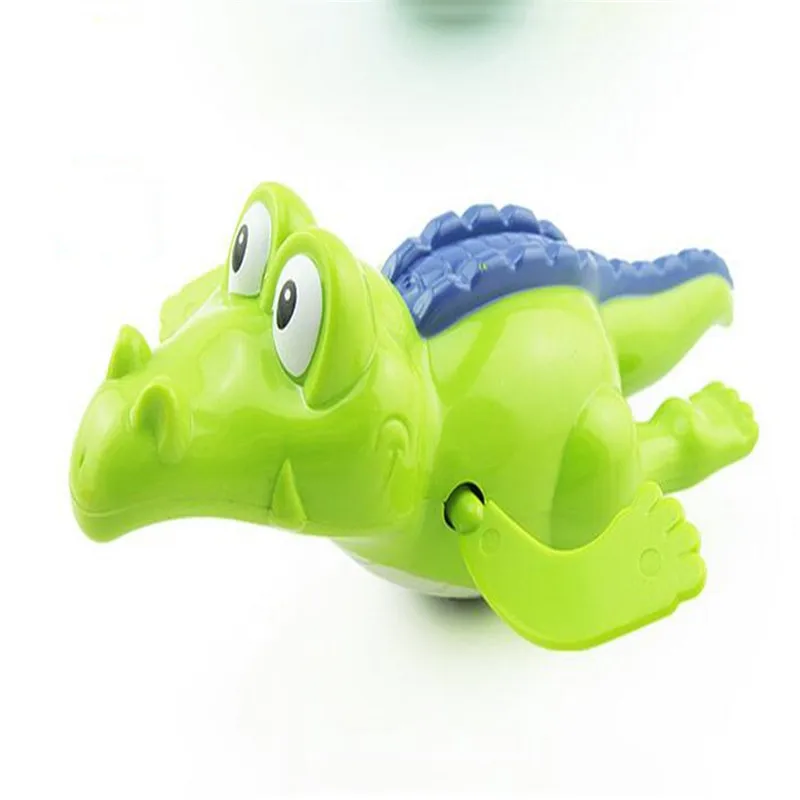

1PCS Creative Children Wind-up Toys Baby Water Bath Winding Swim Crocodile Swimming Cartoon Small Toys Wholesale