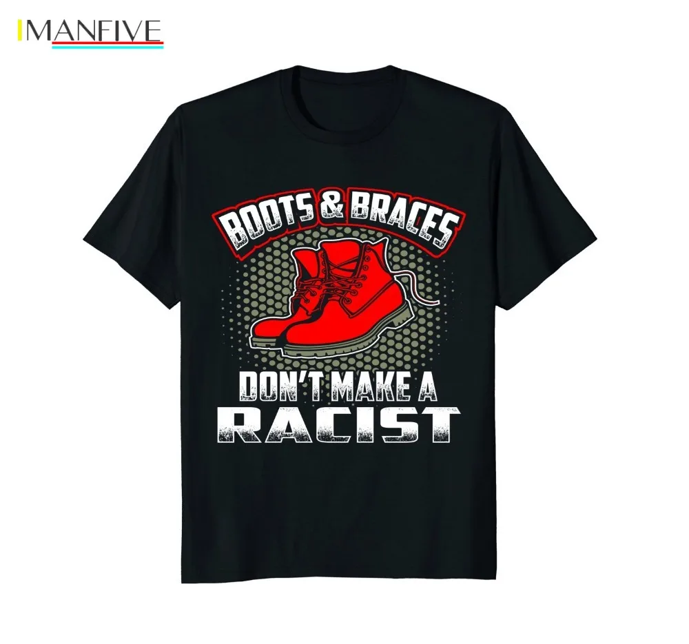 

2019 T-Shirt Men 100% Cotton Skinhead Shirt Boots and Braces Skinhead Clothingmens T Shirt New Fashion Men'S Short Sleeve