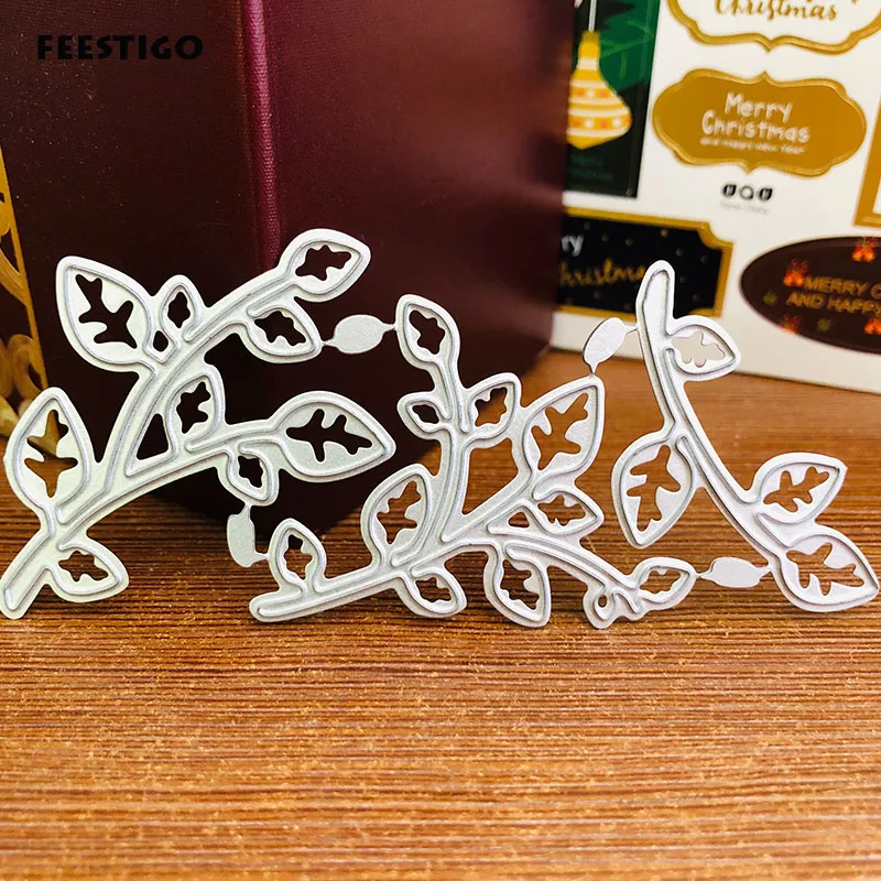

1pcs Craft Leaves Cutting Dies Metal Die Cuts For Card Making Leaf Plant Tree Scrapbook Paper Craft Mould Blade Punch Stencils