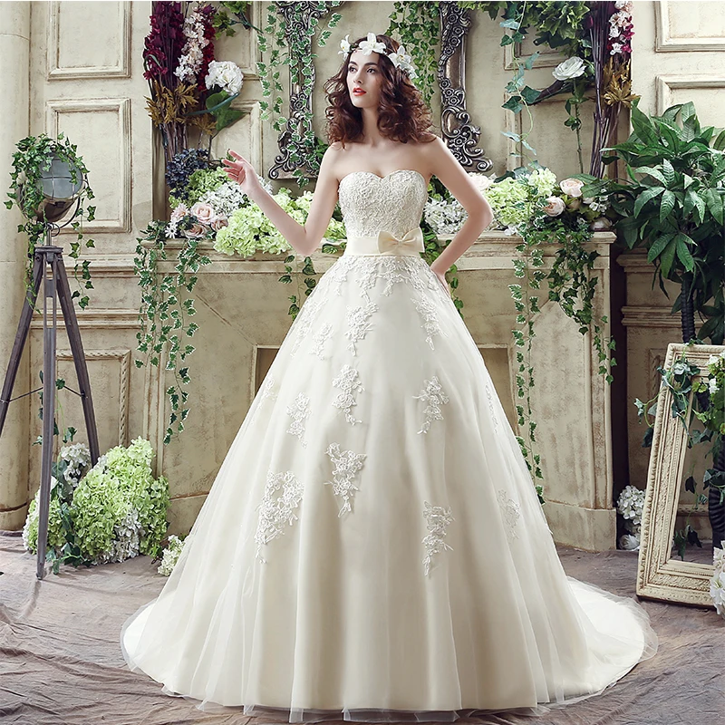 Vestidos De Novia Baratos, Ropa De Boda Sin Mangas, Color Blanco