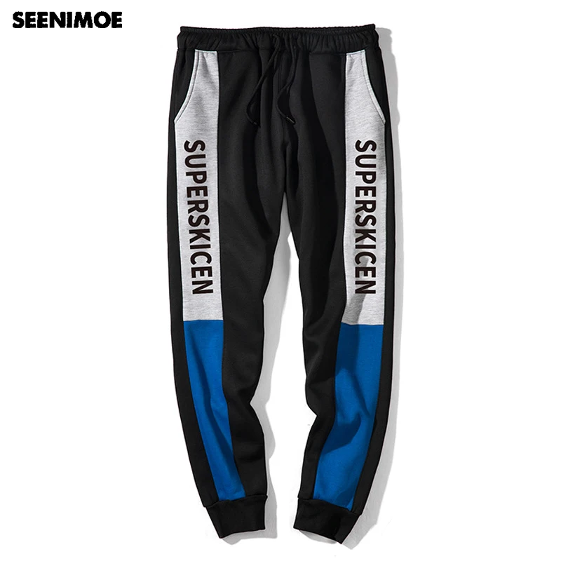 Seenimoe 2018 бренд тренажерные залы Для мужчин джоггеры Повседневное мужские тренировочные брюки джоггеры Pantalon брюки мужские спортивная