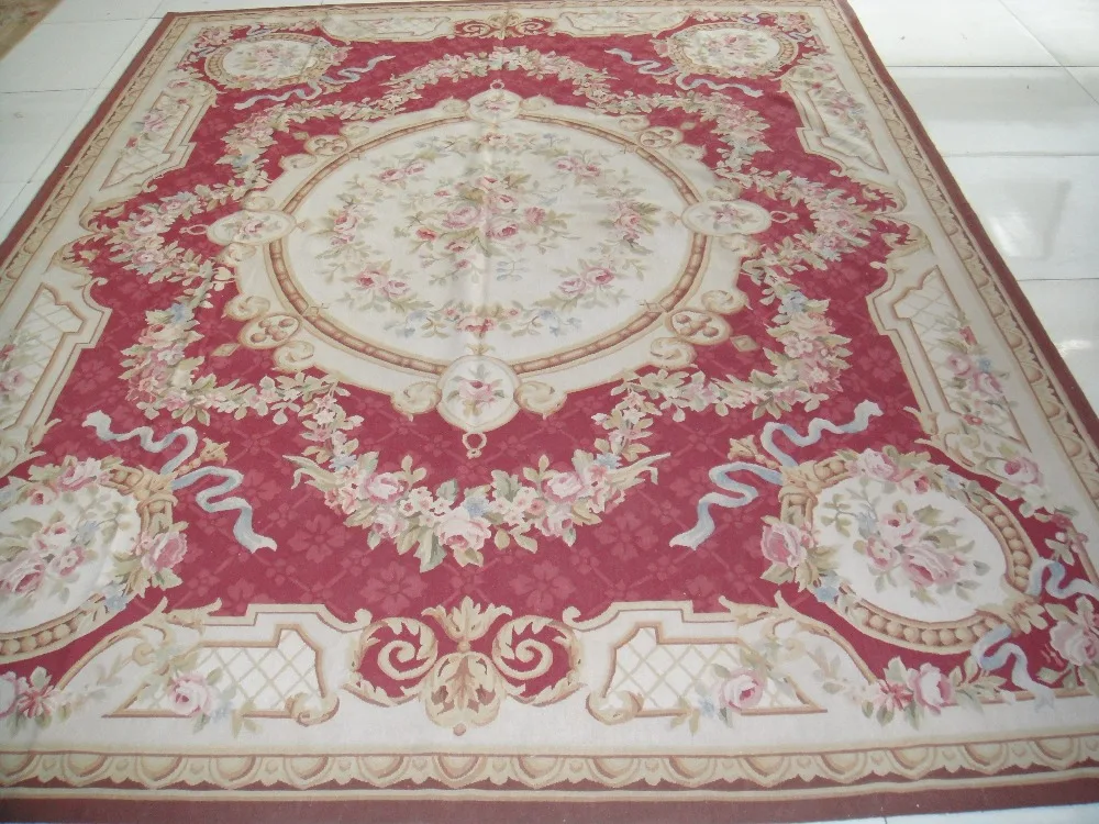 8'X10' французский стиль aubusson ковры ручной вязки шерстяные французские Aubusson ковры