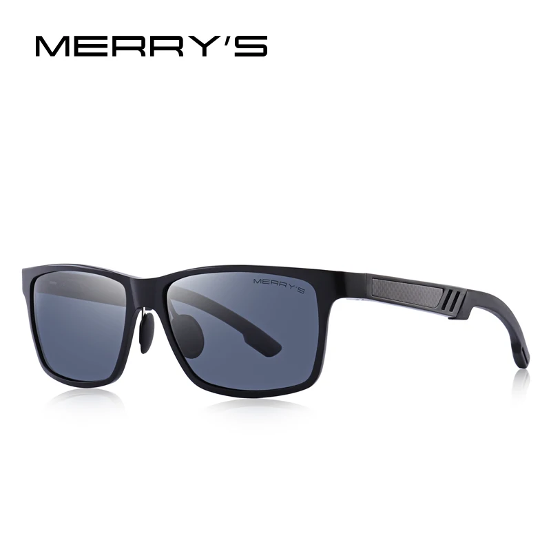 Мужские поляризованные солнцезащитные очки MERRYS с алюминиево-магниевым дизайном HD, мужские солнцезащитные очки для вождения, защита от уф400 лучей, S8571