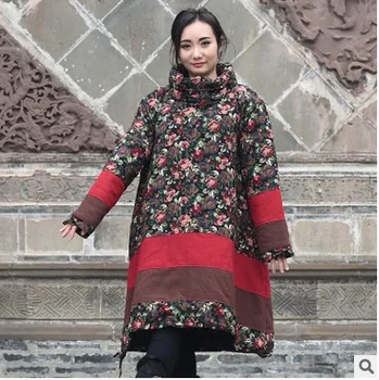 

Product release in the fall of 2016, the original design loose big yards of cotton casual women's dress