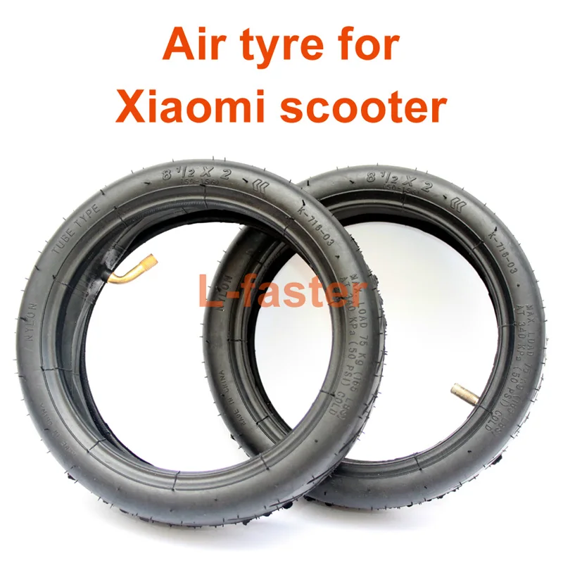 8 1/2x 2 Air Tyre For M365 Electric Scooter Mijia Scooter Replacement