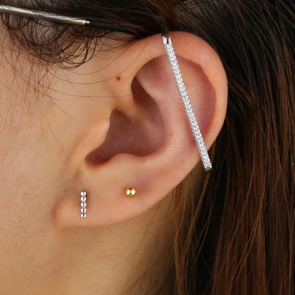 BRASS EAR CUFF  Y (11)