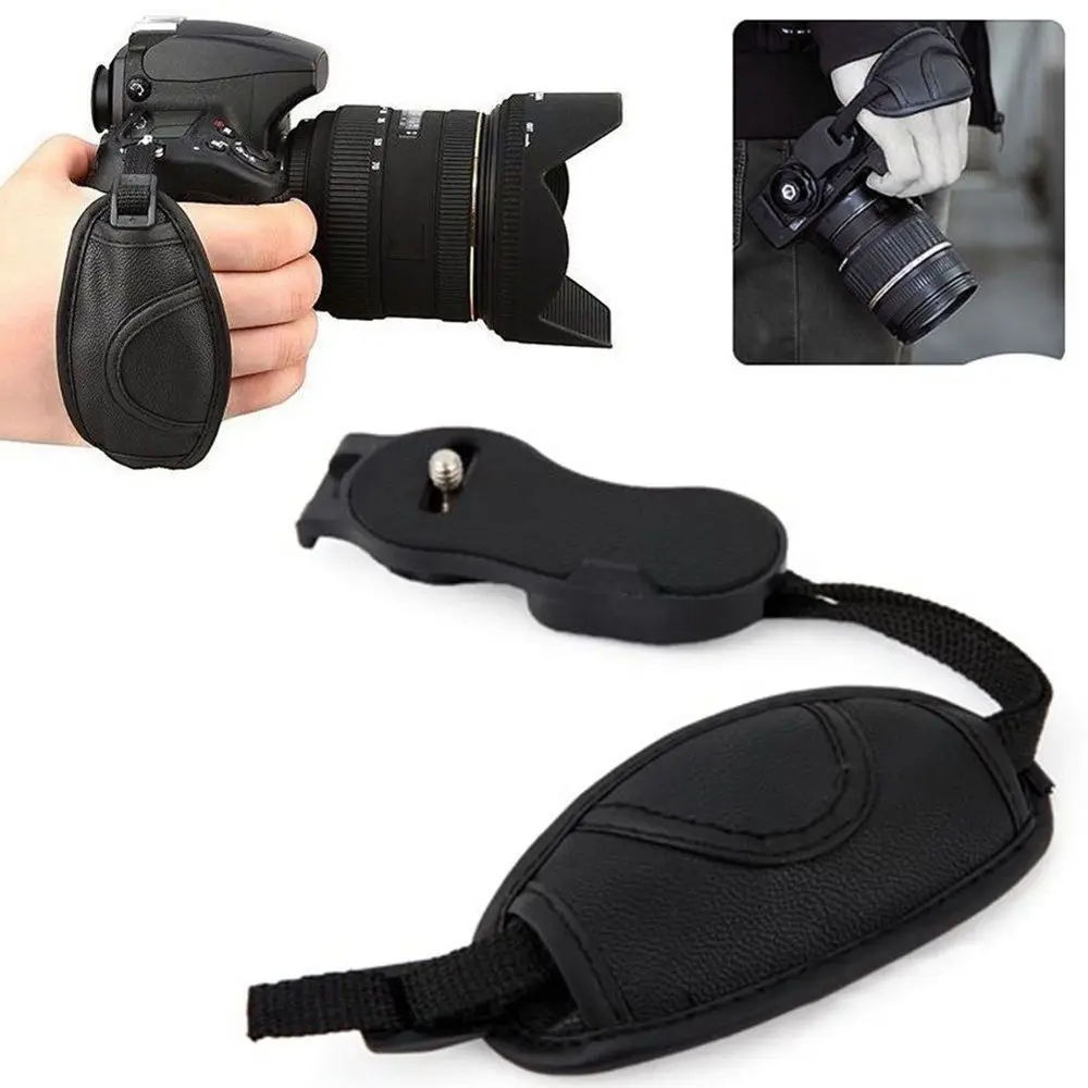 

2 pcs Camera Strap Hand Grip PU Leather Wrist Strap Belt for Nikon Canon Sony DSLR Camera Photography Accessories