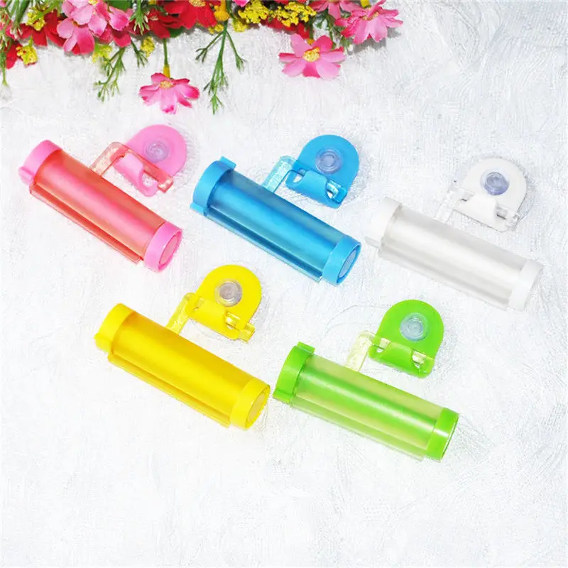 

Rolling Squeezer Toothpaste Dispenser Tube Sucker Holder Dental Cream Bathroom Accessories Manual Syringe Gun Dispenser Gadgets