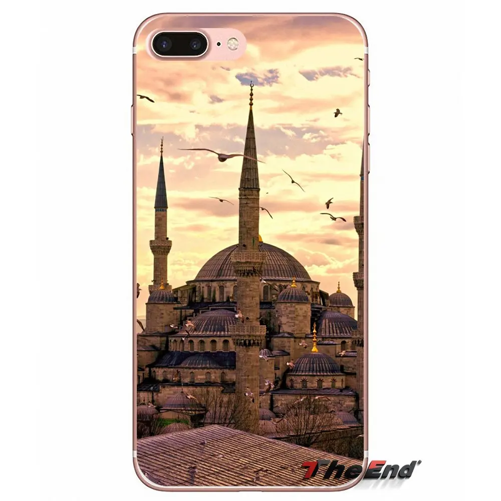 Чехол для iPhone X 4 4S 5 5S 5C SE 6 6S 7 8 Plus Samsung Galaxy J1 J3 J5 J7 A3 A5 2016 2017 Pastel night view scene Turkey City|case plus|for