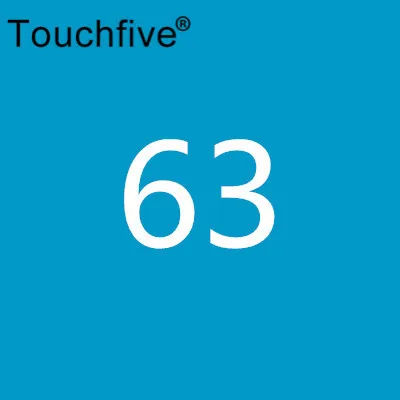 TOUCHFIVE дополнительные цвета соответствующие художественные маркеры кисти ручки для эскиза на спиртовой основе маркеры двойная голова манга Рисование ручки художественные принадлежности - Цвет: 63