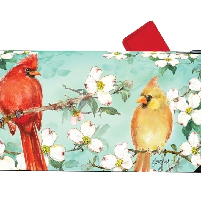 

Magnet Works Cardinals in Spring Magnetic Mailbox Wrap Cover Item #01628