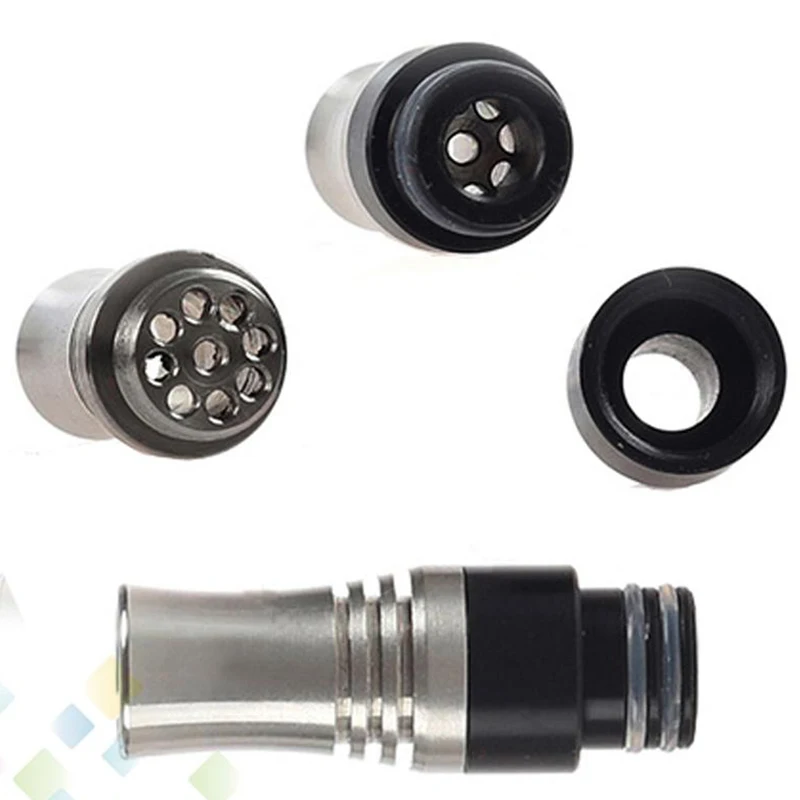 

SS 510 Drip Tip with 9 Hope to Prevent Ejuice Splash Driptip 510 ECigs Mouthpiece For RTA RDA E Cigarettes Vape Accessories