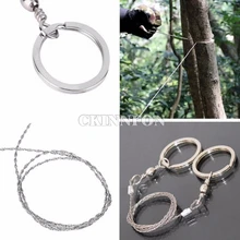 DHL 1000 шт ручной в виде каната из стальной цепи пилы Кемпинг Туризм Портативный аварийный выживания шестерни стальные комплекты проводов инструменты для путешествий