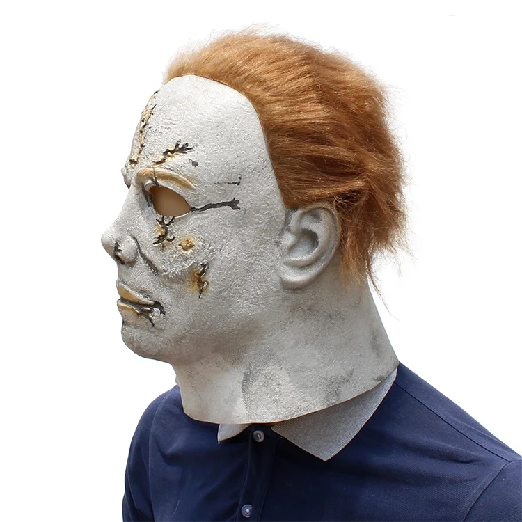 Halloween Scary Mask Horror Knife Scar Mei Jie Mask Long Ghost