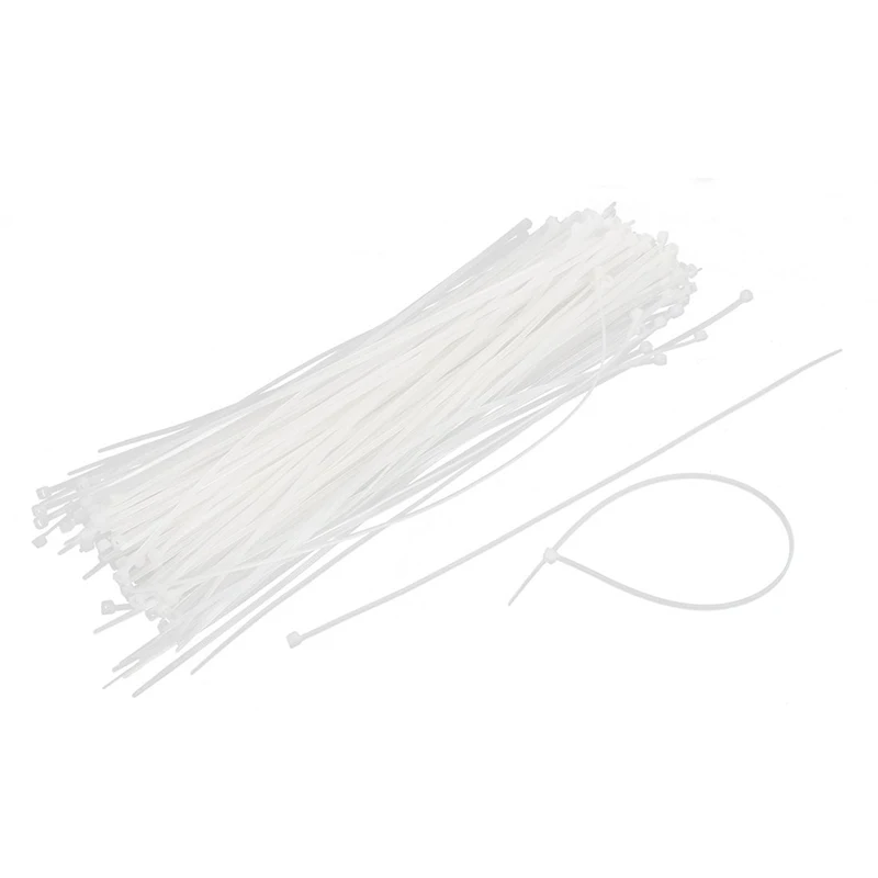 

250 pieces self-zip with reusable cable ties 300 x 4 mm