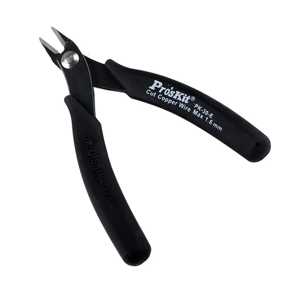 1PK-30-E Pro'sKit Antistatic Durable Oblique Cutting Pliers Cable Wire Side Cutter Cutting Nippers Copper Wire Cutters 125mm