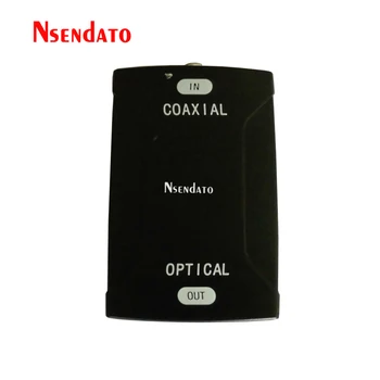 

Nsendato Coaxial RCA To Optical Toslink Digital Audio Converter 24bit/192K HD Coaxial audio to Optical audio Switch