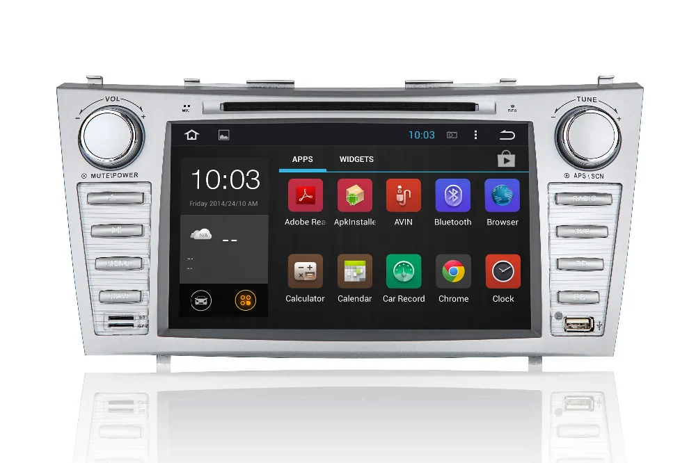 Cheap 2G RAM Quad Core Android 7.1 Car DVD GPS Navigation for Toyota Camry 2007 2008 2009 2010 2011 Head Unit Radio Bluetooth Wifi 1