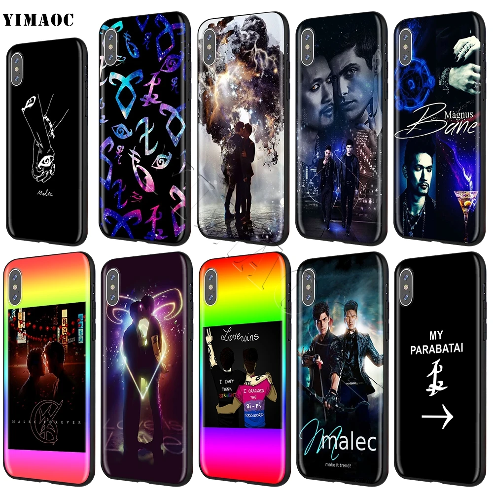 

YIMAOC Malec Soft Silicone Case for iPhone 11 Pro XS Max XR X 8 7 6 6S Plus 5 5s se