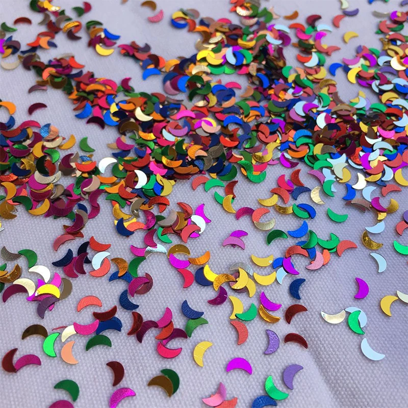 

Colorful Confetti Sprinkles Wedding Sequins Glitter No Hole Embellishment Mixed color party European wedding throwing supplie