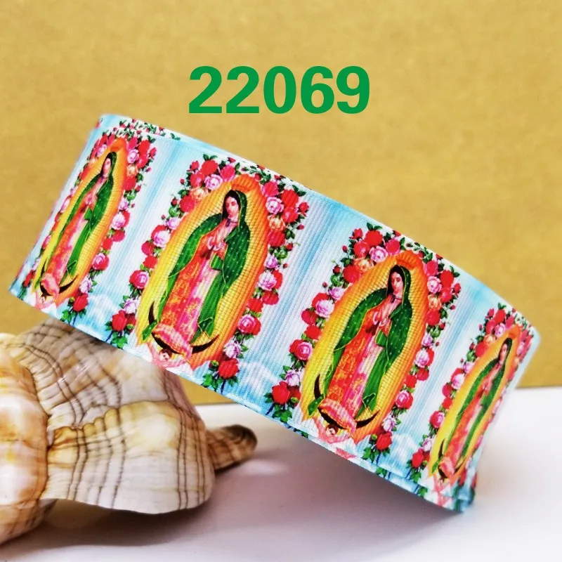 22069 50 ярдов мультфильм собаки напечатанные grosgrain ленты 22069 - Цвет: 22069