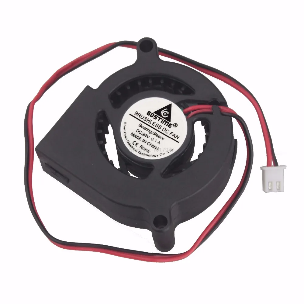 

5pcs Lot Gdstime 24V 2P DC 50mm 50x50x20mm Centrifugal Cooling Cooler Blower Fan
