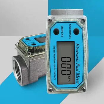 

Digital Flowmeter K24 Methanol Diesel Gasoline Kerosene Chemical Water Electronic Liquid Turbine Meter